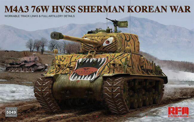 Rye Field Model 1/35 M4A376W Korean War Sherman 5049